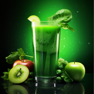"All Things Green in the Name of Skin Health" juice